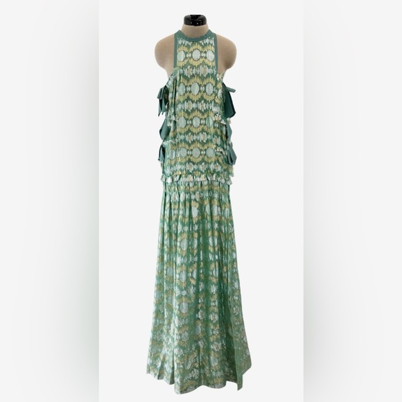 Jeanne Lanvin Green Dress